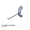 single hook 8"