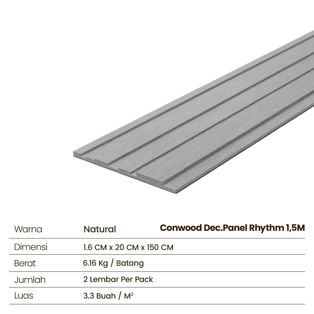 5. VARIAN CONWOOD-RHYTHM 1,5M conwood decorative panel rythm