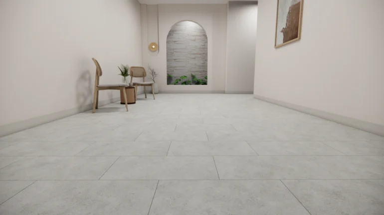 Ruangan dengan dinding yang dihias rapi untuk menciptakan suasana ruangan terasa seperti hotel tanpa renovasi besar.