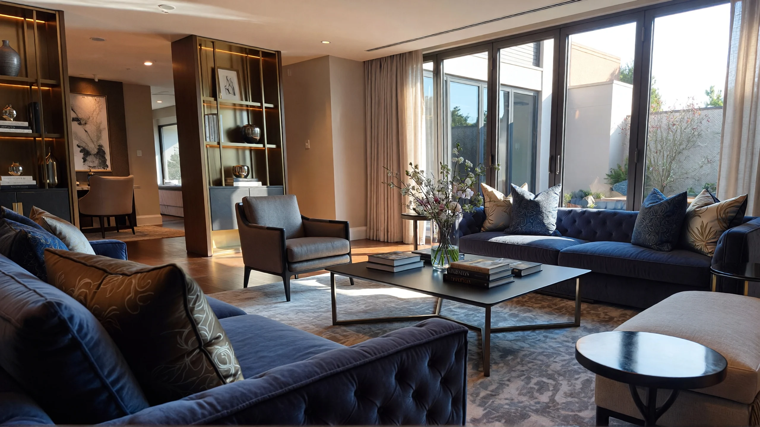 interior rumah modern terlihat lebih mahal dengan dinding rapi dan lantai elegan