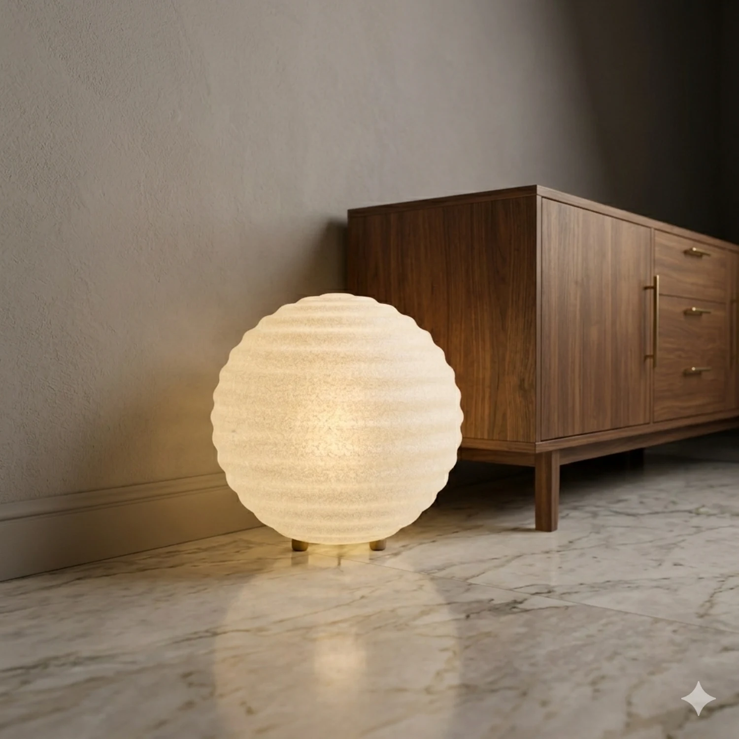 lampu taman bola gelombang