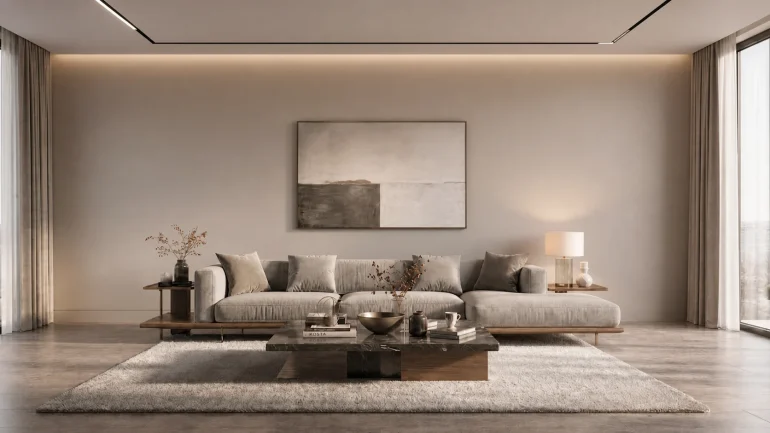 wall panel atau cat dinding