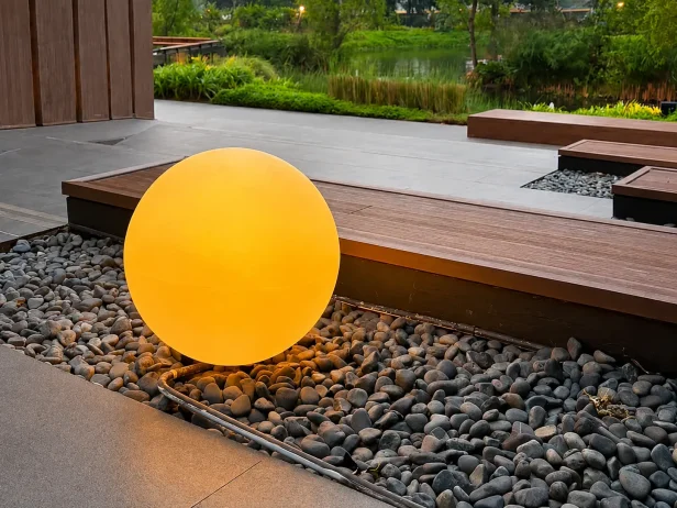 landscape lighting rumah modern